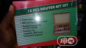 Set of Router Bit 15pcs of 8mm