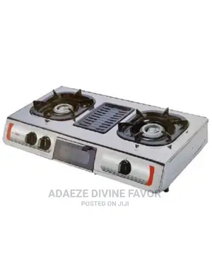 Akai Gas Cooker With Grill Silver