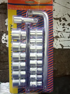 1⁄2 E-Socket Set 10-24mm With Lbar Extension
