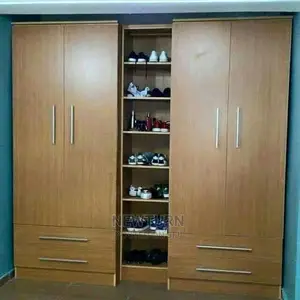 Five Doors Wardrobe With Shoe Rack