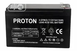 Proton Ups Rechargeable Battery - 12volts 7amp