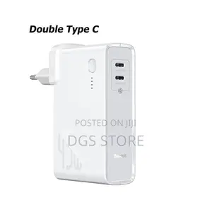 Baseus 2in1 Quick Charger Power Bank GAN10,000mah 45w C+C