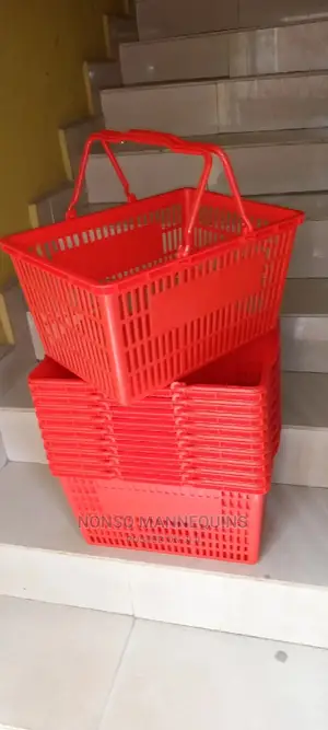 Red/Black Shopping Baskets for Shopping