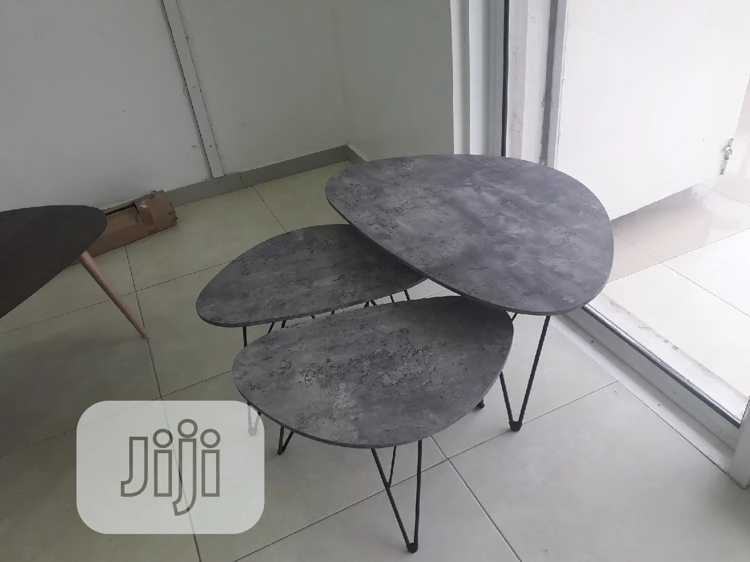 Three Step Center Table Side Stools