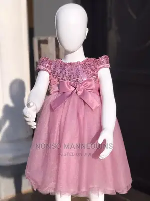 Glossy White Faceless Unisex Kids Mannequins