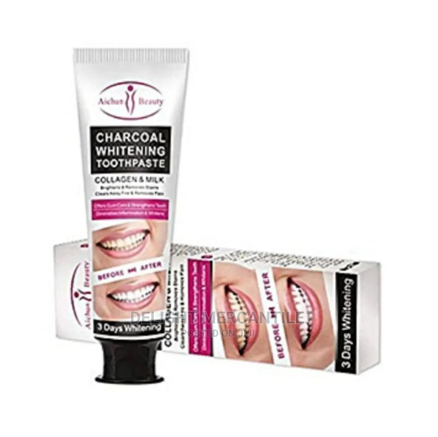 Miracle Teeth Activated Organic Charcoal Toothpaste