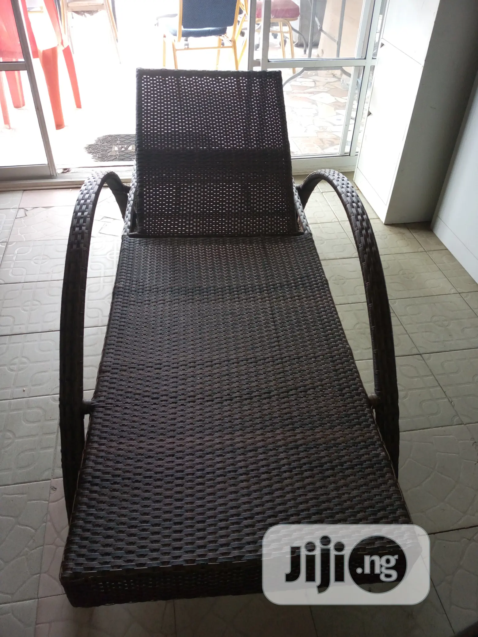 Swimming Pool Side Plastic Bed