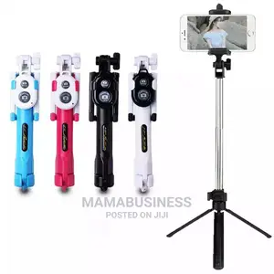 Extendable Stand Selfie Stick + Bluetooth Shutter