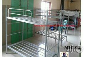Hostel Metal Bunk Bed With Mosquito Net Holder. MBB 008