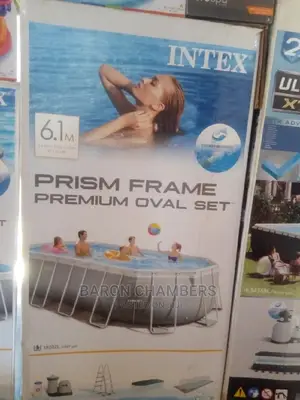 Oval Set Swimming Pool 20" X 10" X 48"
