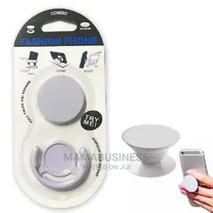 Combo Pop Socket and Pop Clip Expanding Stand and Grip Mount