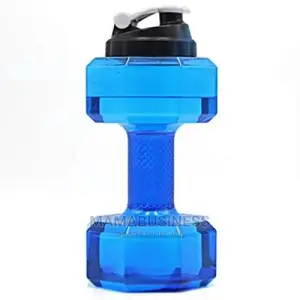 Dumbbell Shape Water Bottle - 2.2l - Blue