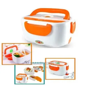 Electric Lunch Box Food Warmer - Orange