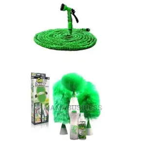 Go Duster Wet and Dry Duster Cleaner Wand + 50ft Magic Hose