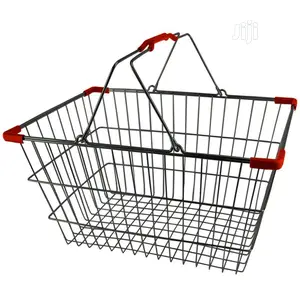 Universal Hand-Held Supermarket Wire Mesh Shopping Baskets