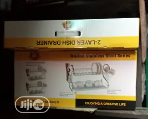 22 Cm Stainless Dish Rack 2 Steps