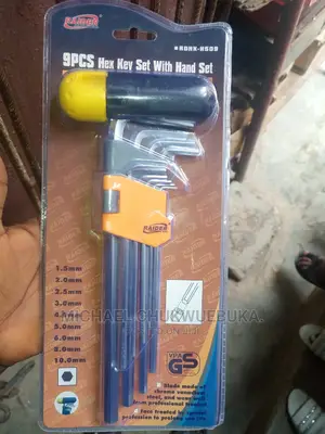 9pcs Hex Key Set With Hand Set