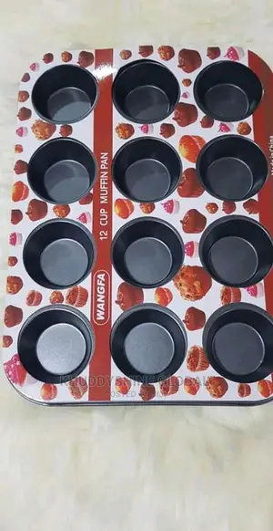 12 Cups Nonstick Griddle Cupcake Baking Tray Mini Muffin Pan