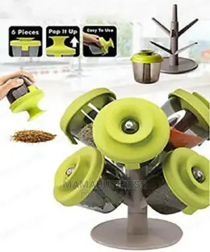 Pop Up Spice Rack - 6 Containers