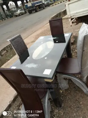 Glass Dinning Table and Chairs in Abeokuta Ogun State