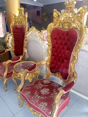Golden Royal Chairs and Table