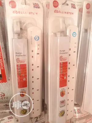 Ellington 6 Way Surge-Protector Extension Socket