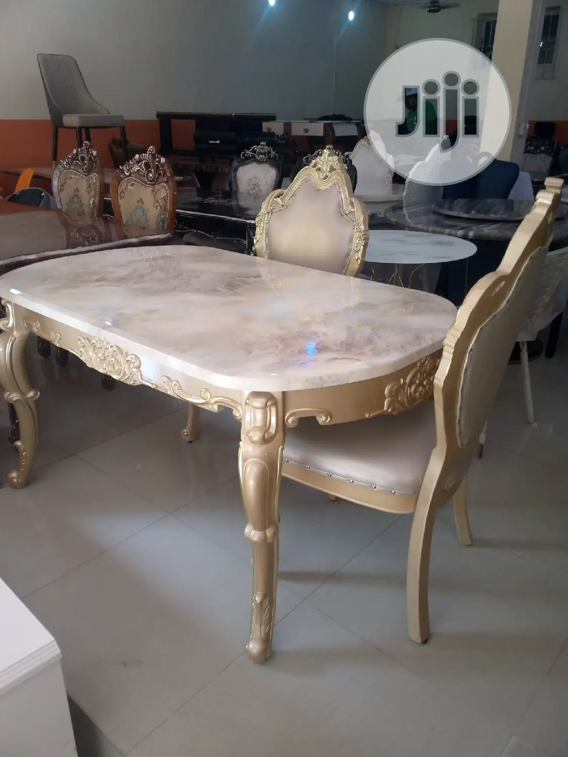 Dynamic Marble Top Dining