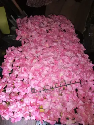 Artificial Pink Rose Flower Mat