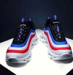 Men's Fashion INS Trend Red Blue Sneakers