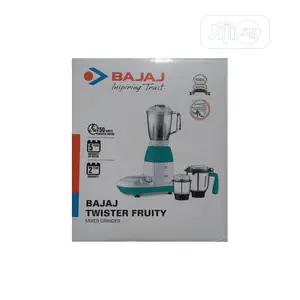 Bajaj Twister Fruity Mixer and Grinder 750watts Pure Cooper