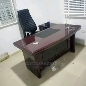 Office Executive Exotic Table With Drawers.
