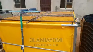 Mobile Movable Tarpaulin Fish Pond With Cover