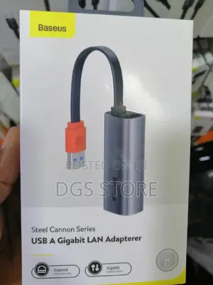 Baseus Steel Cannon Series Usb a Gigabit Lan Adapter