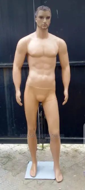 Full Body Huge Male Plastic Mannequin
