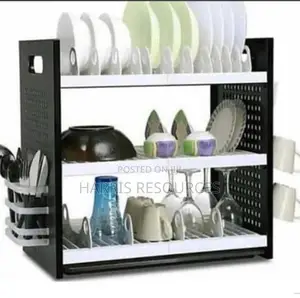 Qasa Rustless Three Tier Plastic Dish Drainer