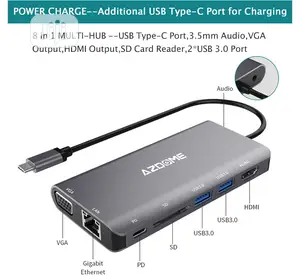 USB-C 8in1 Dock Station