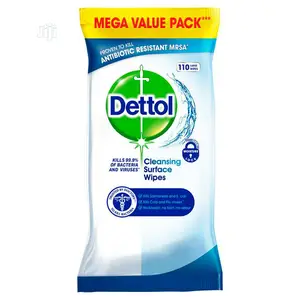 Dettol Cleansing Surface Wipes - 110 Large Wipes