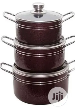 Master Chef 3 Sets Non Stick Cooking Pot