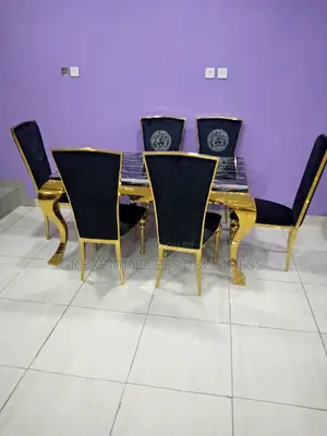 Italian Royal Dining Table and Chairs