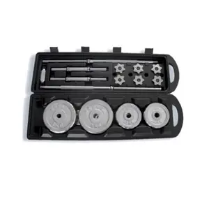 50kg Barbell Plate With Case And Dumbell Rod