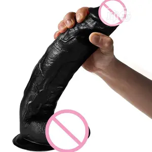 Black 12inches Huge Realistic Dildos Sex Toys
