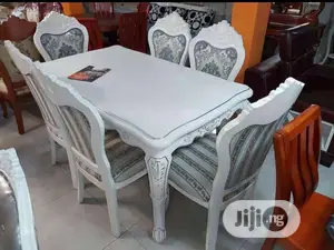 Pure Wooden White Dinning Set