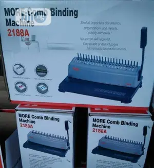More Comb Binding Machine Model 2188