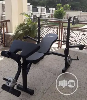 Weight Lifting Bench With 50kg Weight Set