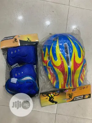 Helmet and Knee Guard for Cycling/ Skating