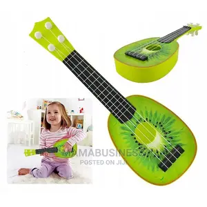 Ukulele Kids Toy Guitar Fruit Design - Kiwi