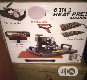 All In One Complete 6 In 1 Heat Transfer Machines