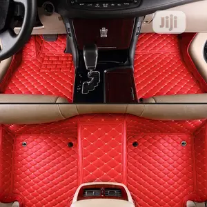 Wine Red Leather Auto Accessories Car Mats