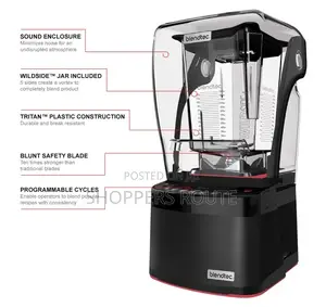 Blendtec Commercial Stealth 885 Blender + Wildside Jar