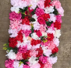 Multi Colour Artificial Wall Flower Mat